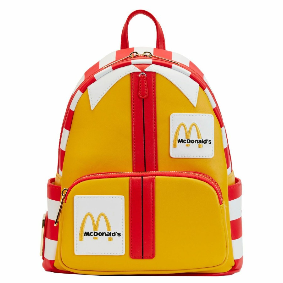 Handbags & Wallets * | Mcdonald'S Ronald Mcdonald Cosplay Mini Backpack Loungefly Good Quality