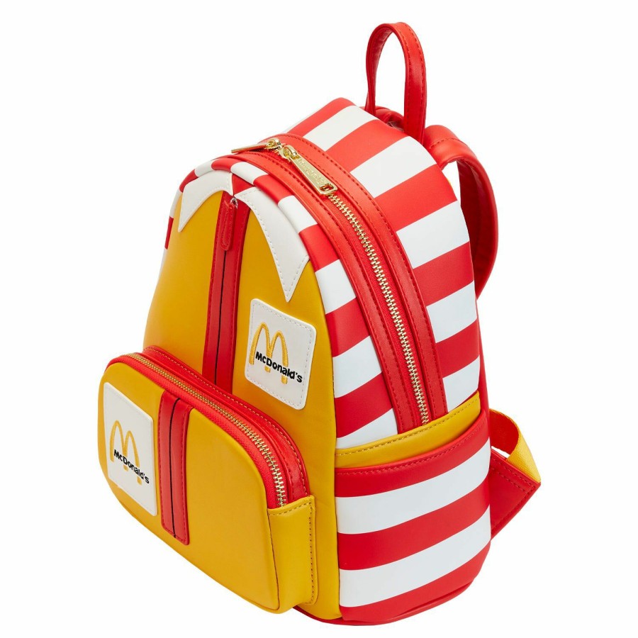 Handbags & Wallets * | Mcdonald'S Ronald Mcdonald Cosplay Mini Backpack Loungefly Good Quality