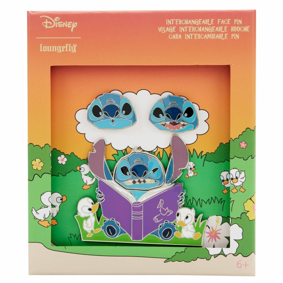 Accessories * | Lilo & Stitch Mixed Emotions 4Pc Pin Set Loungefly Excellent Quality