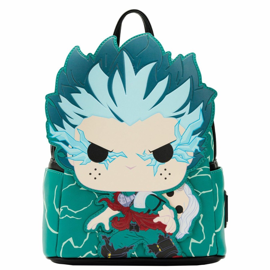 Handbags & Wallets * | Funko Pop! By Loungefly My Hero Academia Deku Infinity Glow Cosplay Mini Backpack Loungefly Special