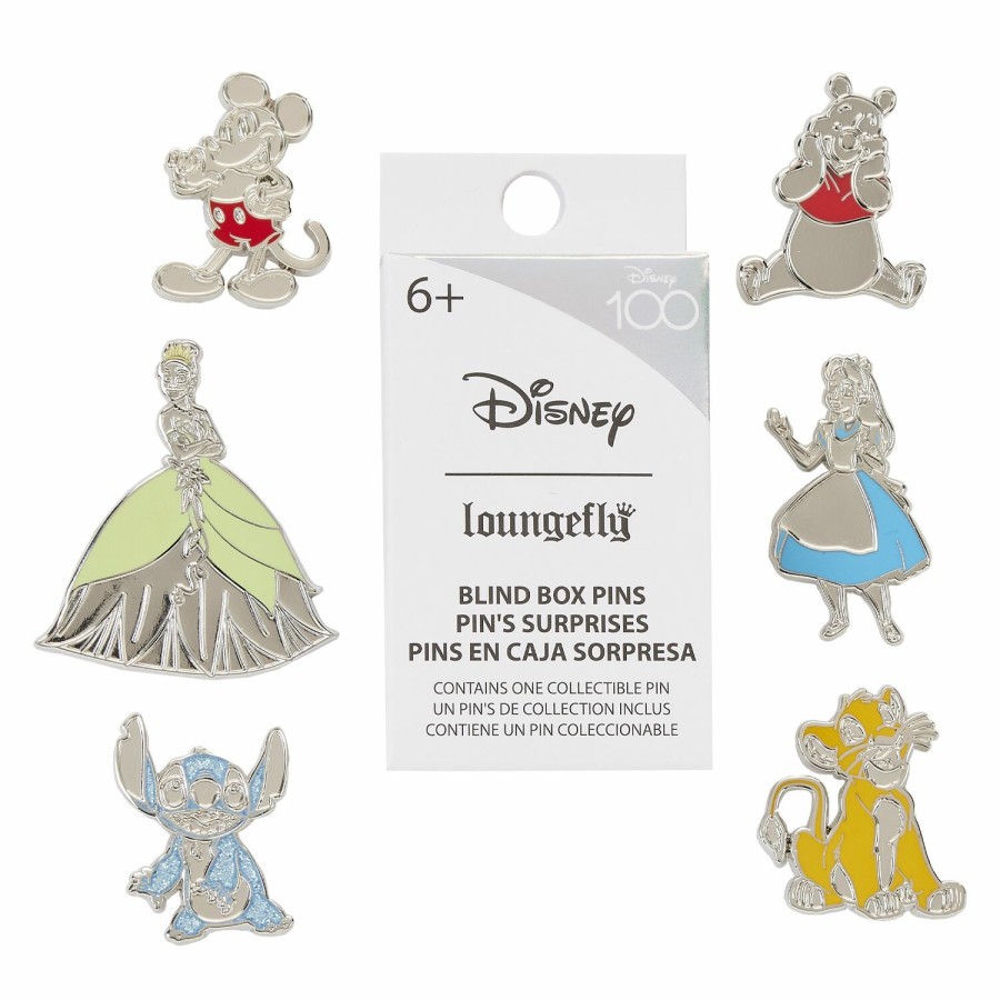 Accessories * | Disney100 Platinum Character Blind Box Pin Loungefly New Arrivals