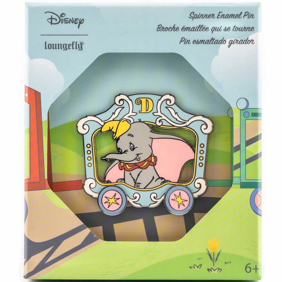 Accessories * | Disney Dumbo Circus Collector Box Spinning Enamel Pin Loungefly Online Discount