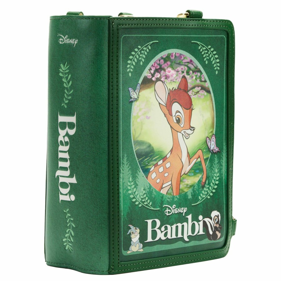 Handbags & Wallets * | Bambi Book Convertible Crossbody Bag Loungefly Fashionable