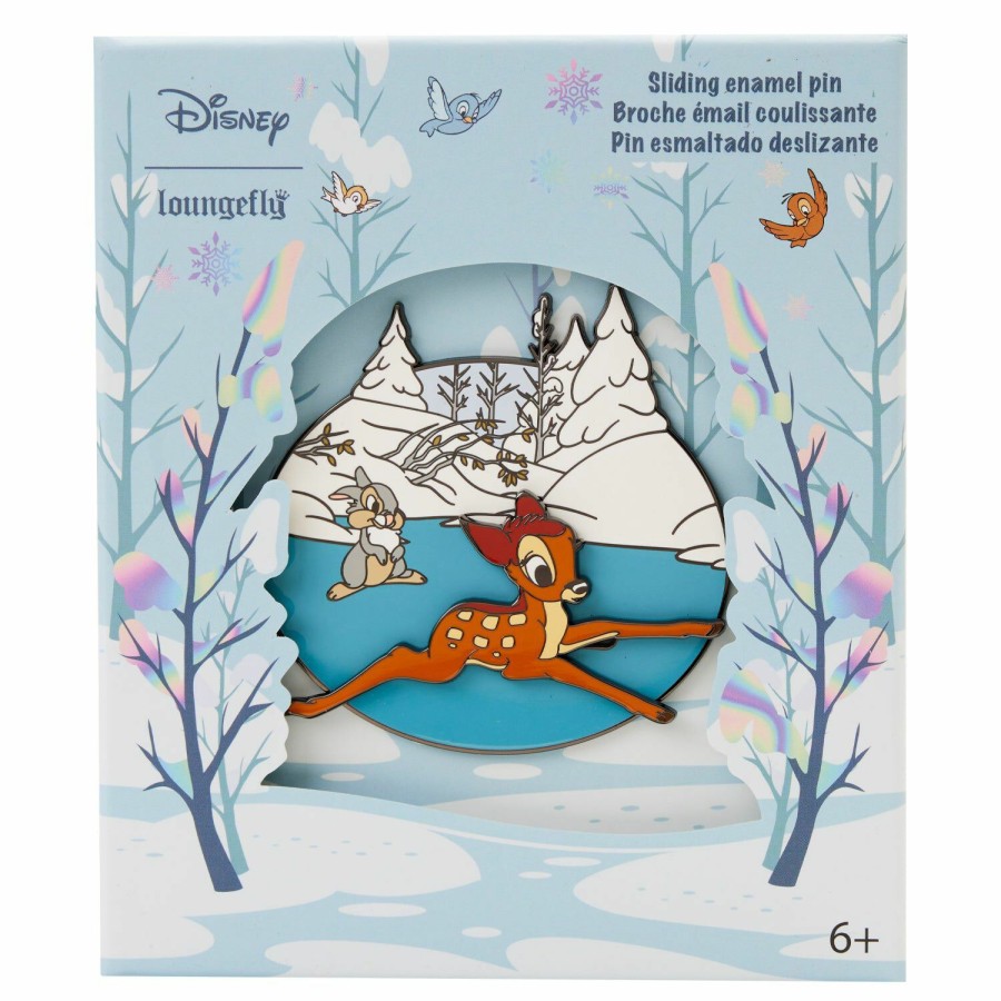 Accessories * | Bambi Snow Day Sliding Pin Loungefly Discount