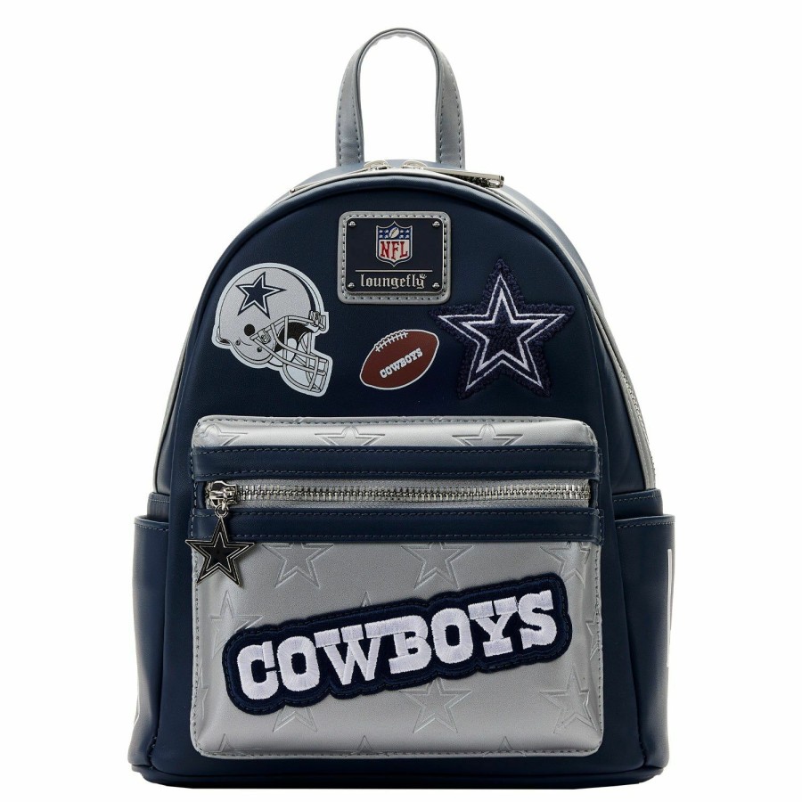 Handbags & Wallets * | Nfl Dallas Cowboys Patches Mini Backpack Loungefly Classical