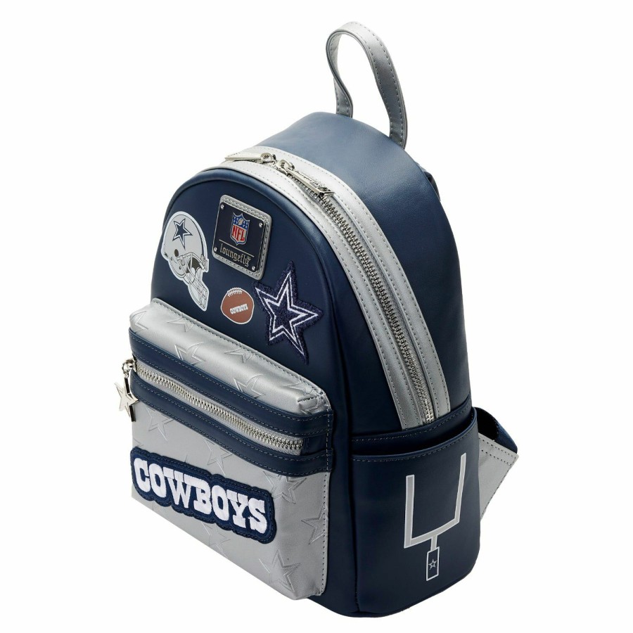 Handbags & Wallets * | Nfl Dallas Cowboys Patches Mini Backpack Loungefly Classical