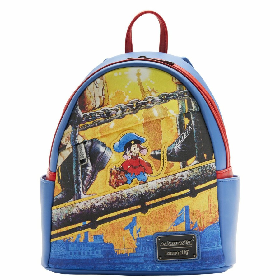 Handbags & Wallets * | An American Tail Fievel Mini Backpack Loungefly Clearance