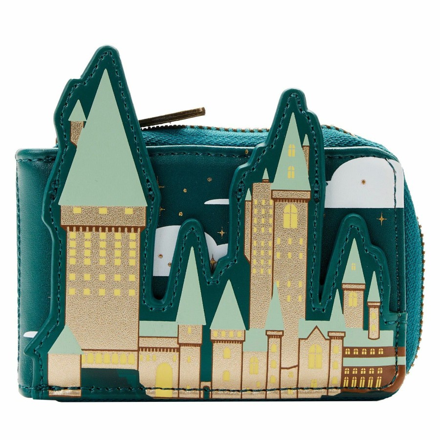 Handbags & Wallets * | Harry Potter Golden Hogwarts Accordion Wallet Loungefly Discount Online