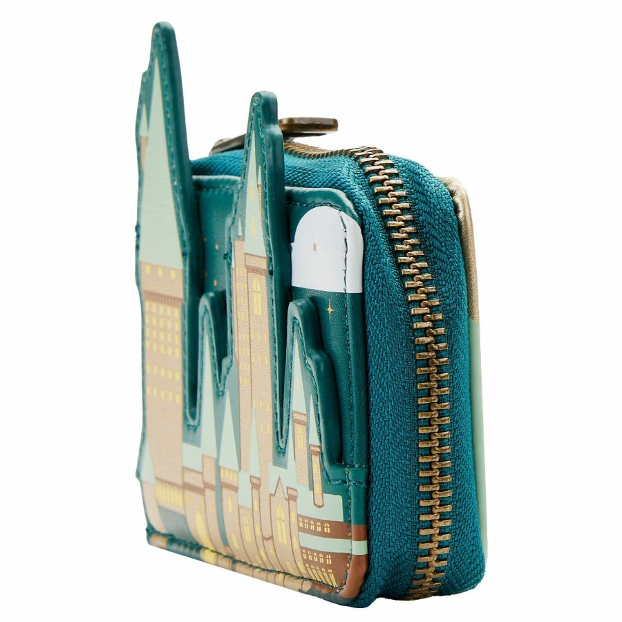 Handbags & Wallets * | Harry Potter Golden Hogwarts Accordion Wallet Loungefly Discount Online