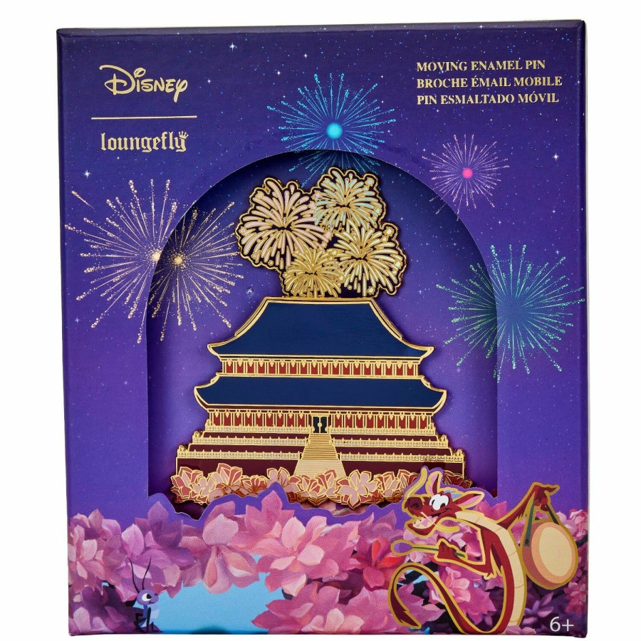 Accessories * | Mulan Castle Moving Pin Loungefly Free Delivery