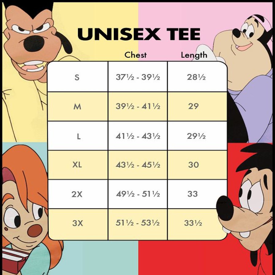 Tops * | A Goofy Movie Color Block Tee Loungefly Online Store