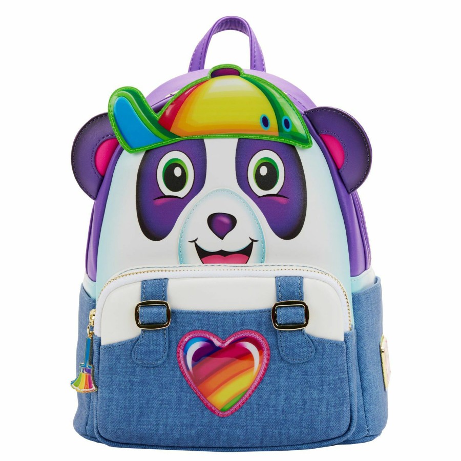 Handbags & Wallets * | Exclusive Lisa Frank Panda Painter Cosplay Backpack Loungefly Tendy Style