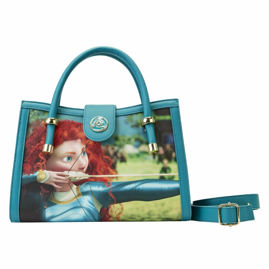 Handbags & Wallets * | Brave Princess Scenes Crossbody Bag Loungefly Lower Prices