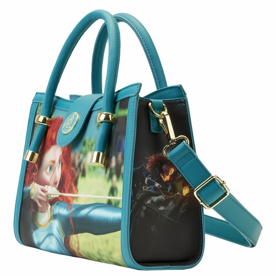 Handbags & Wallets * | Brave Princess Scenes Crossbody Bag Loungefly Lower Prices