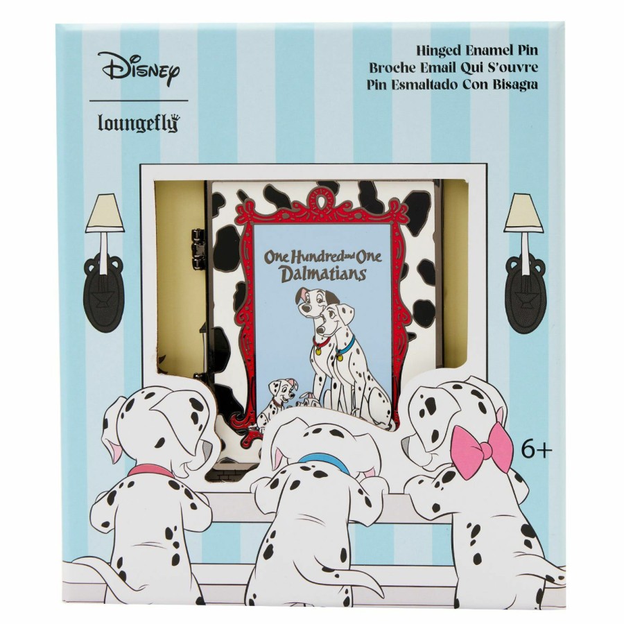 Accessories * | 101 Dalmatians Book Hinged Pin Loungefly Sale