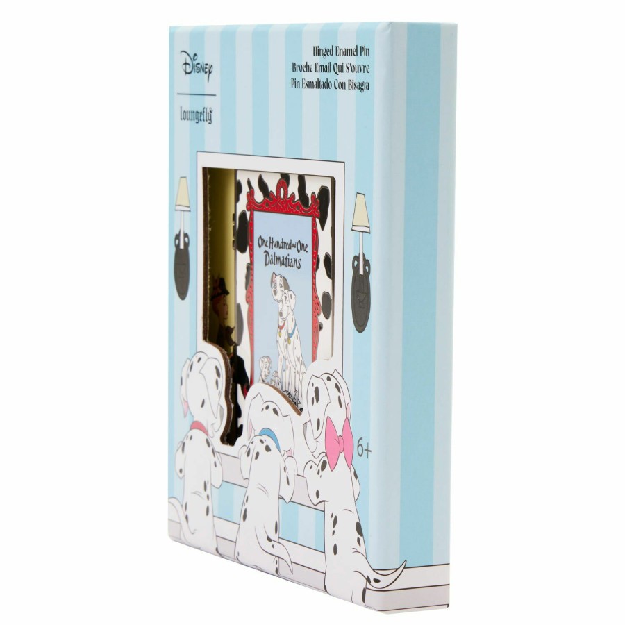 Accessories * | 101 Dalmatians Book Hinged Pin Loungefly Sale