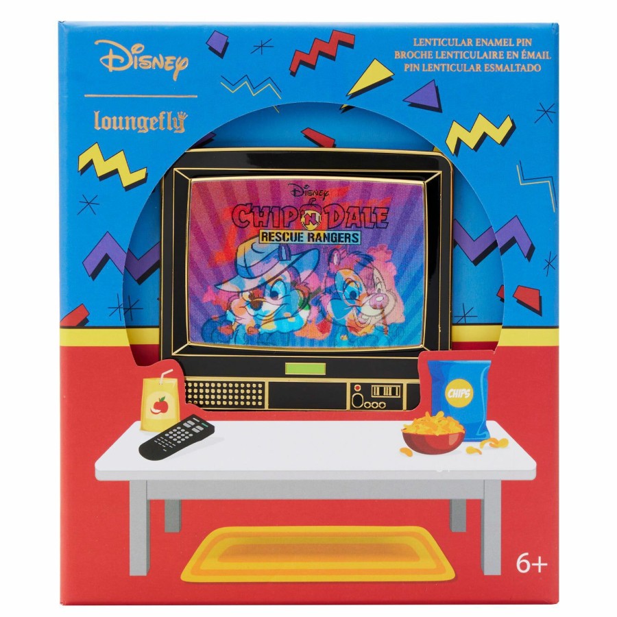 Accessories * | Exclusive Disney Afternoon Cartoons Lenticular Pin Loungefly Quick Delivery