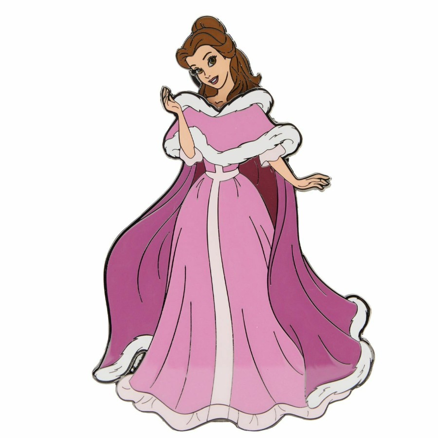 Accessories * | Beauty And The Beast Belle Magnetic Paper Doll Pin Set Loungefly Excellent