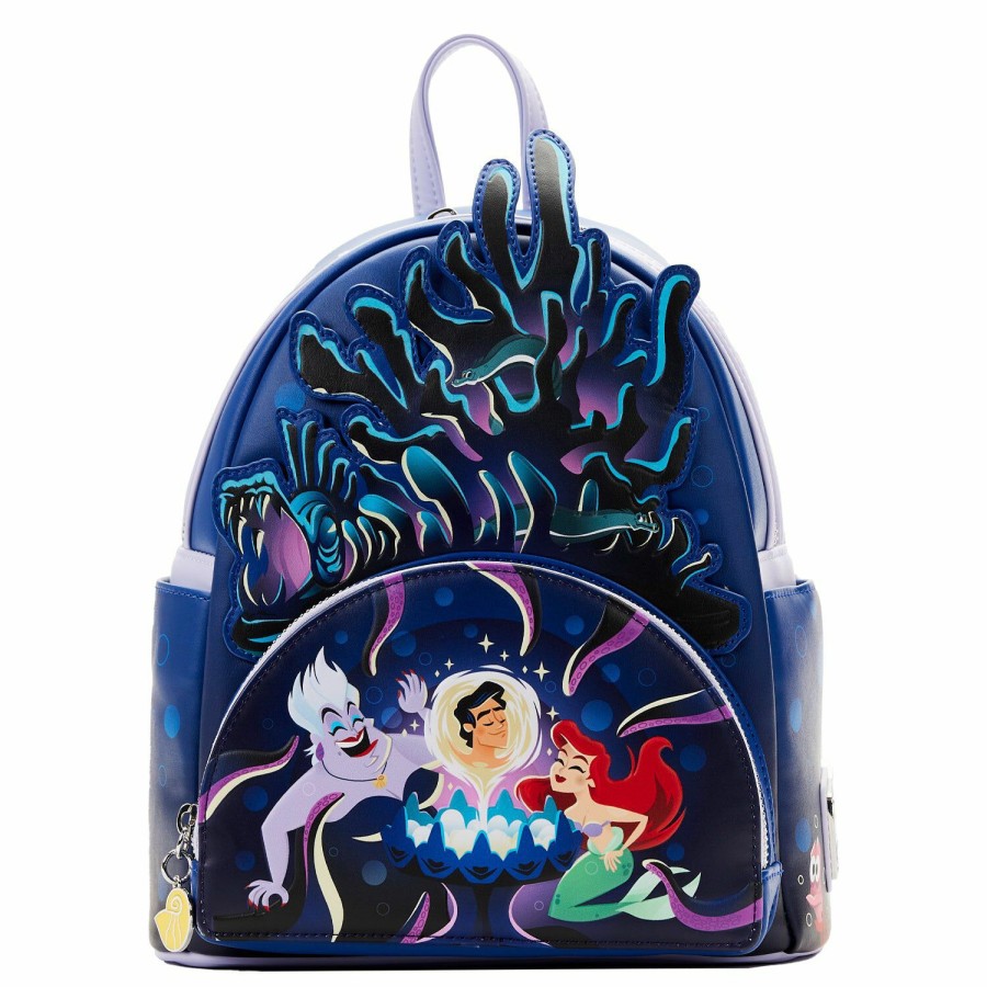 Handbags & Wallets * | The Little Mermaid Ursula Lair Glow Mini Backpack Loungefly Discount Sale