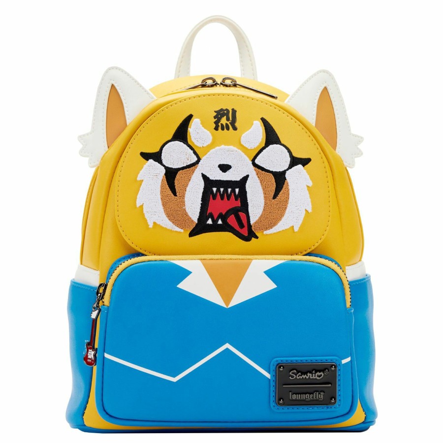 Handbags & Wallets * | Sanrio Aggretsuko Two-Face Cosplay Mini Backpack Loungefly Hot Sell