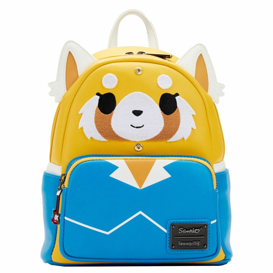 Handbags & Wallets * | Sanrio Aggretsuko Two-Face Cosplay Mini Backpack Loungefly Hot Sell