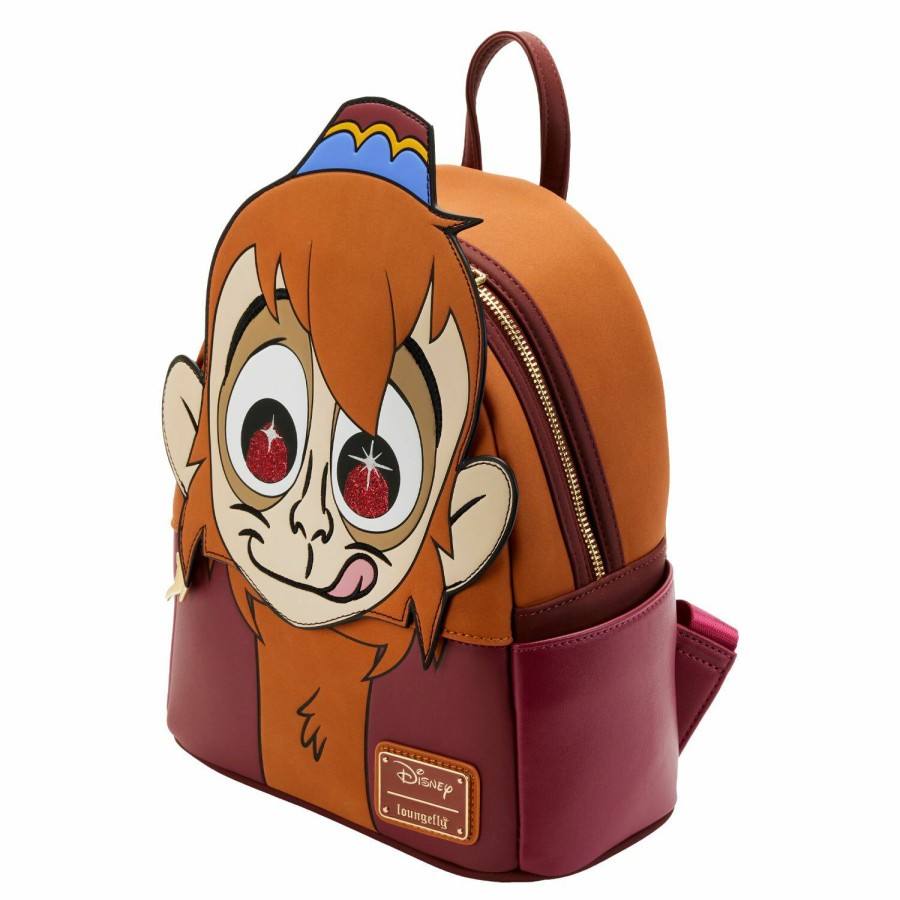 Handbags & Wallets * | Exclusive Aladdin 30Th Anniversary Abu Cosplay Mini Backpack Loungefly Best Price