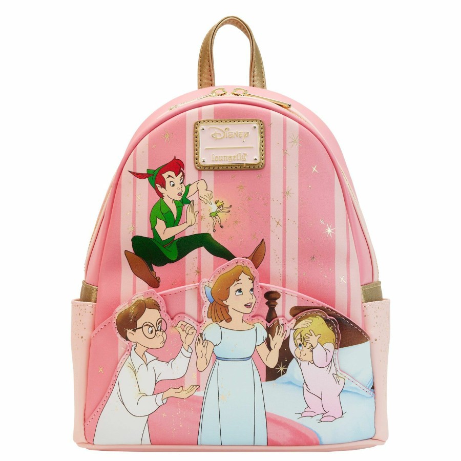 Handbags & Wallets * | Peter Pan 70Th Anniversary You Can Fly Mini Backpack Loungefly Latest Fashion