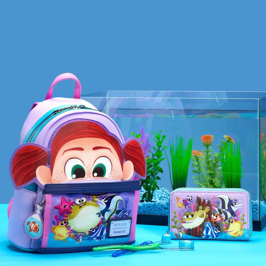 Handbags & Wallets * | Finding Nemo Darla Mini Backpack Loungefly Promotion