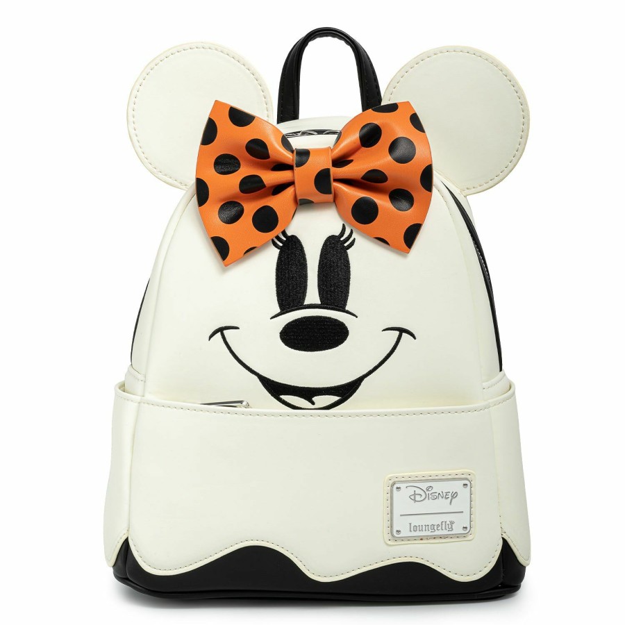 Handbags & Wallets * | Disney Minnie Mouse Ghost Glow In The Dark Cosplay Mini Backpack Loungefly Online Store