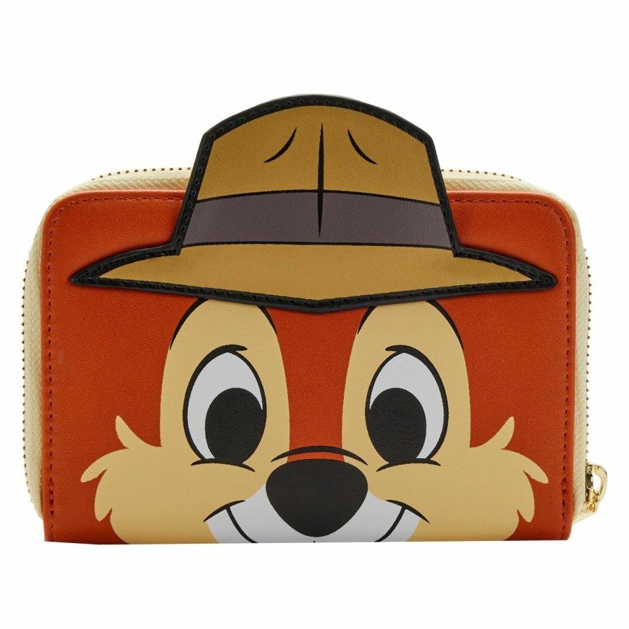 Handbags & Wallets * | Exclusive Chip And Dale Cosplay Zip Around Wallet Loungefly Promotion