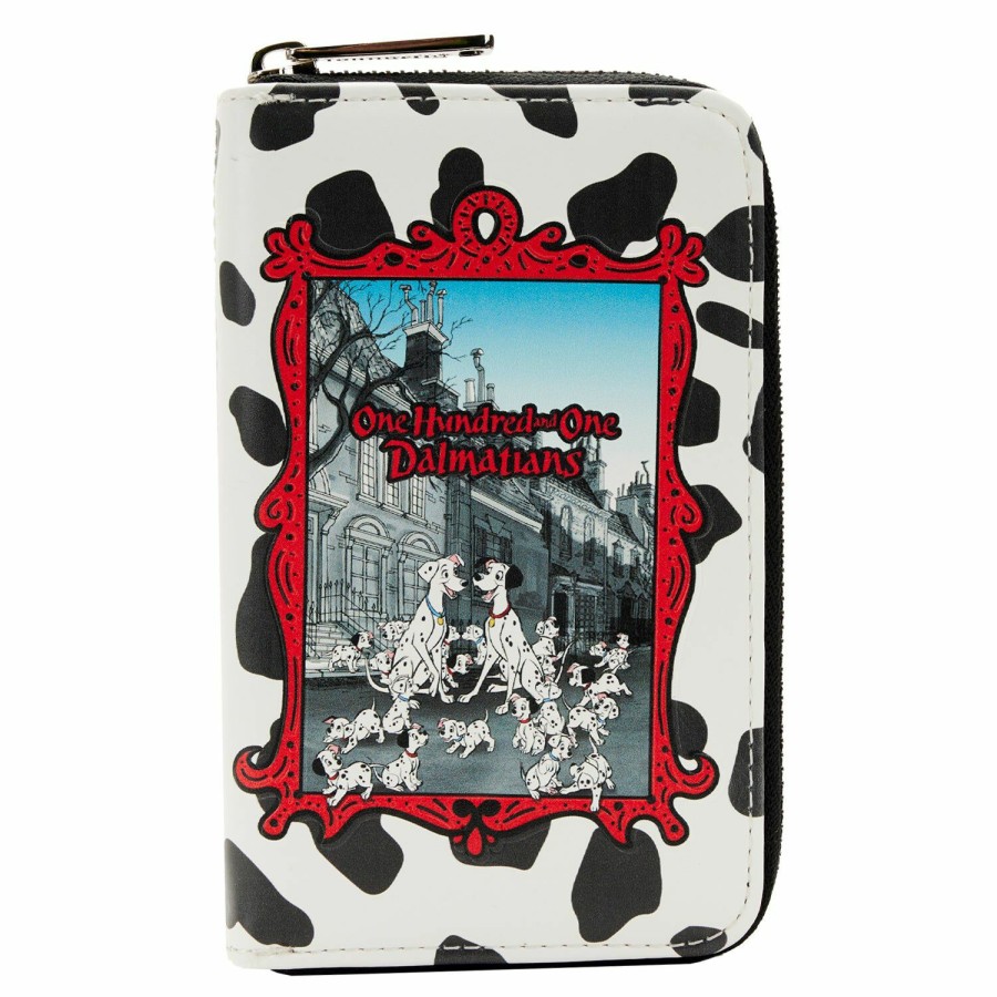 Handbags & Wallets * | 101 Dalmatians Book Zip Around Wallet Loungefly Gift Selection