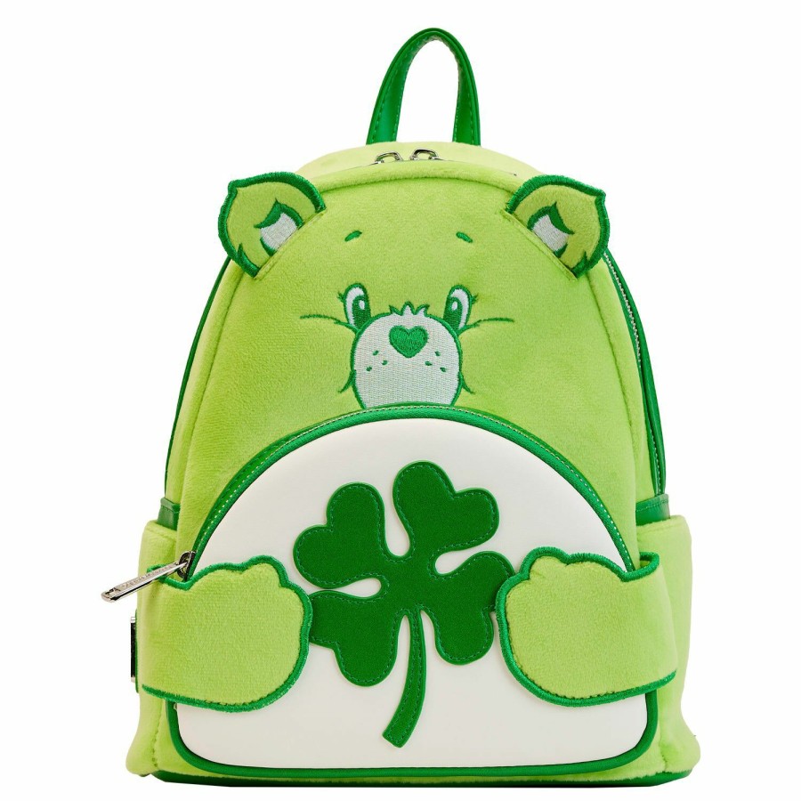 Handbags & Wallets * | Limited Edition Exclusive Care Bears Good Luck Bear Cosplay Mini Backpack Loungefly 100% Guarantee