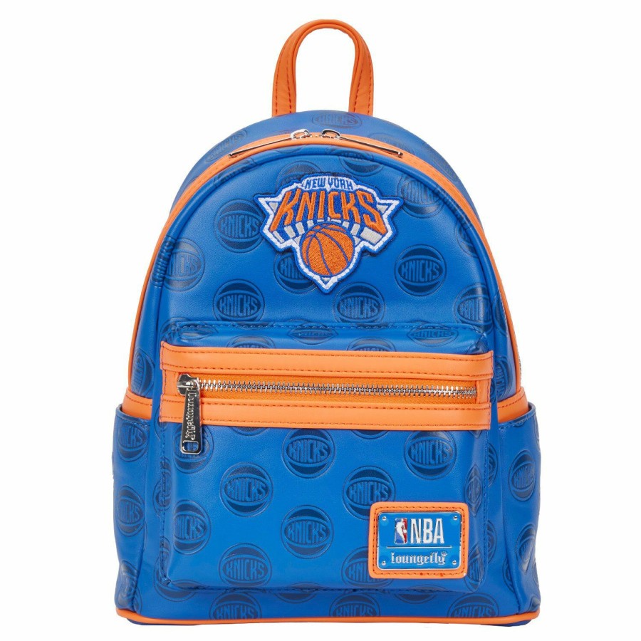 Handbags & Wallets * | Nba New York Knicks Logo Mini Backpack Loungefly Cheap