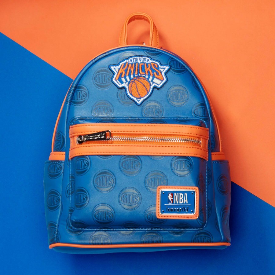 Handbags & Wallets * | Nba New York Knicks Logo Mini Backpack Loungefly Cheap