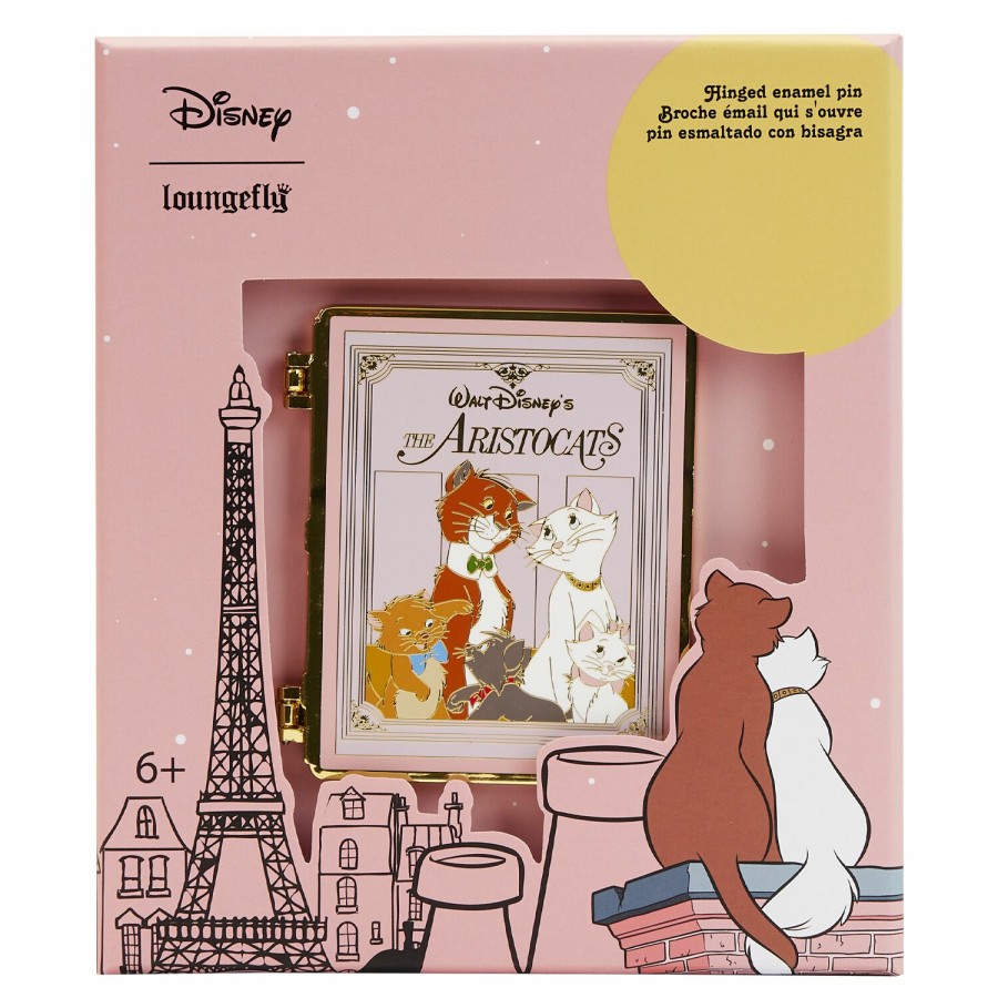 Accessories * | The Aristocats Book Hinged Pin Loungefly Exclusive