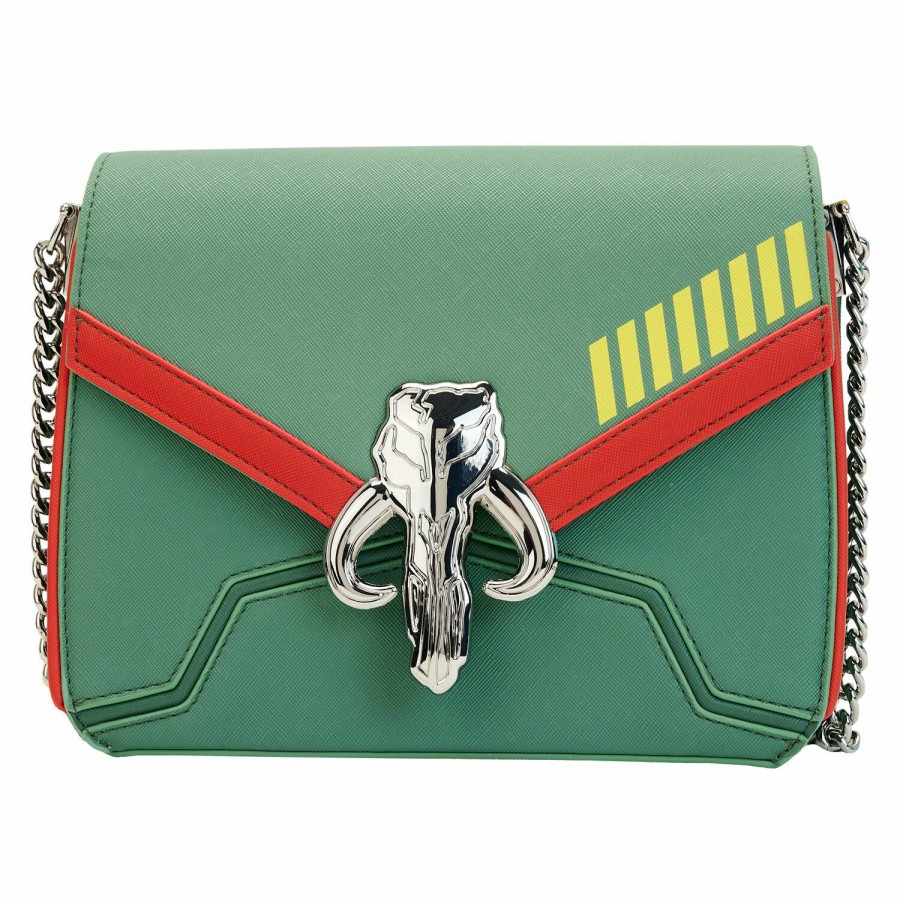 Handbags & Wallets * | Star Wars Boba Fett Cosplay Crossbody Bag Loungefly Cut Price