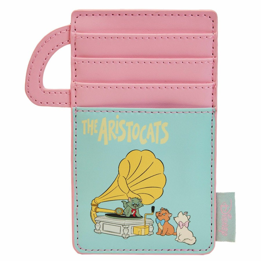 Handbags & Wallets * | The Aristocats Poster Card Holder Loungefly Best Quality