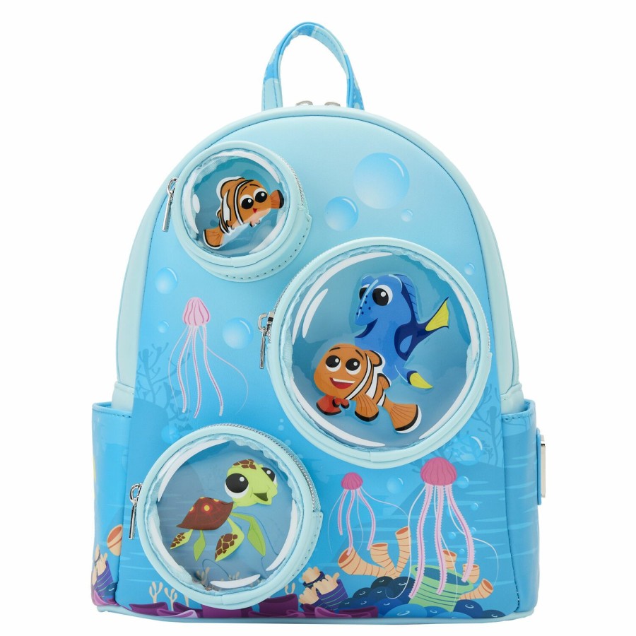 Handbags & Wallets * | Finding Nemo 20Th Anniversary Bubble Pocket Mini Backpack Loungefly Exquisite Gifts