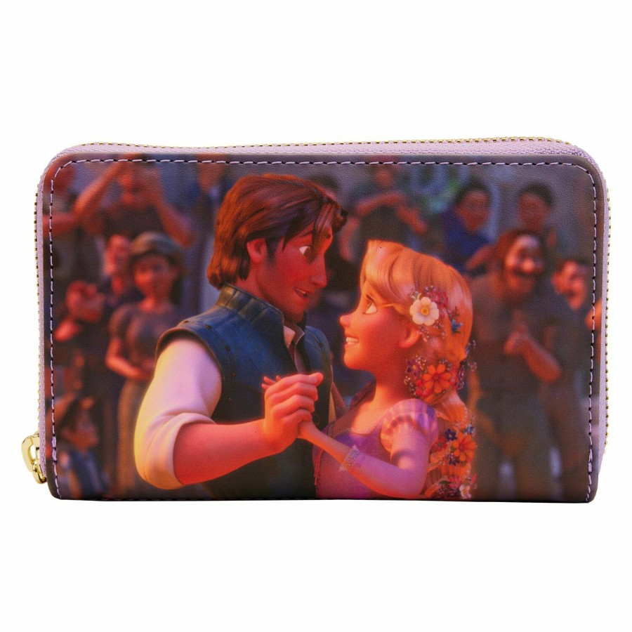 Handbags & Wallets * | Rapunzel Princess Scene Zip Around Wallet Loungefly Shop