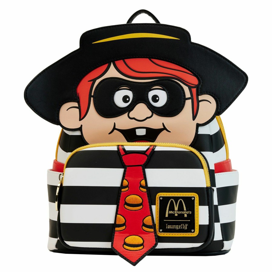 Handbags & Wallets * | Exclusive Mcdonald'S Hamburglar Cosplay Mini Backpack Loungefly Flash Sale