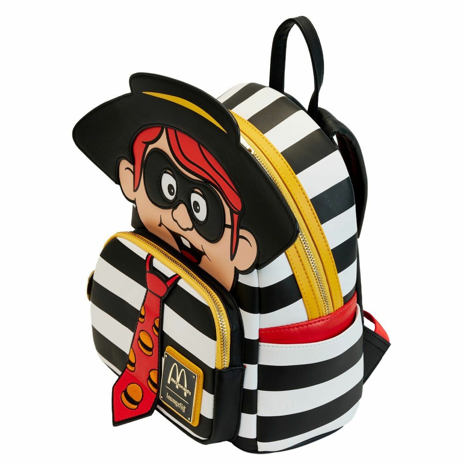 Handbags & Wallets * | Exclusive Mcdonald'S Hamburglar Cosplay Mini Backpack Loungefly Flash Sale