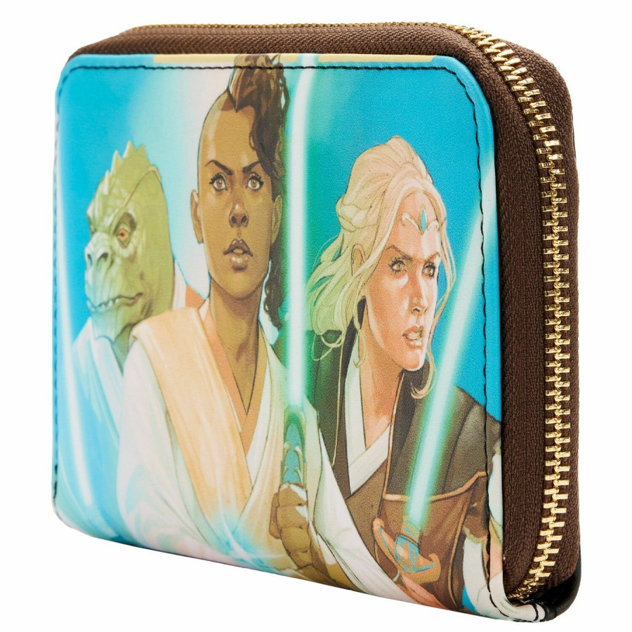 Handbags & Wallets * | Star Wars: The High Republic Comic Cover Zip Around Wallet Loungefly Quick Delivery