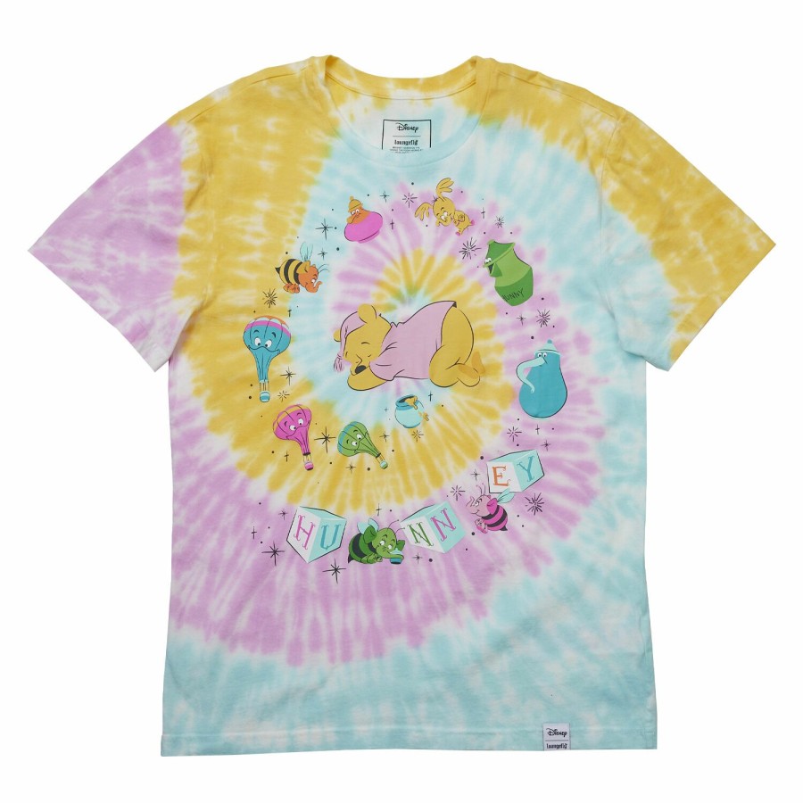 Tops * | Winnie The Pooh Heffa-Dream Tie-Dye Unisex Tee Loungefly 100% Guarantee