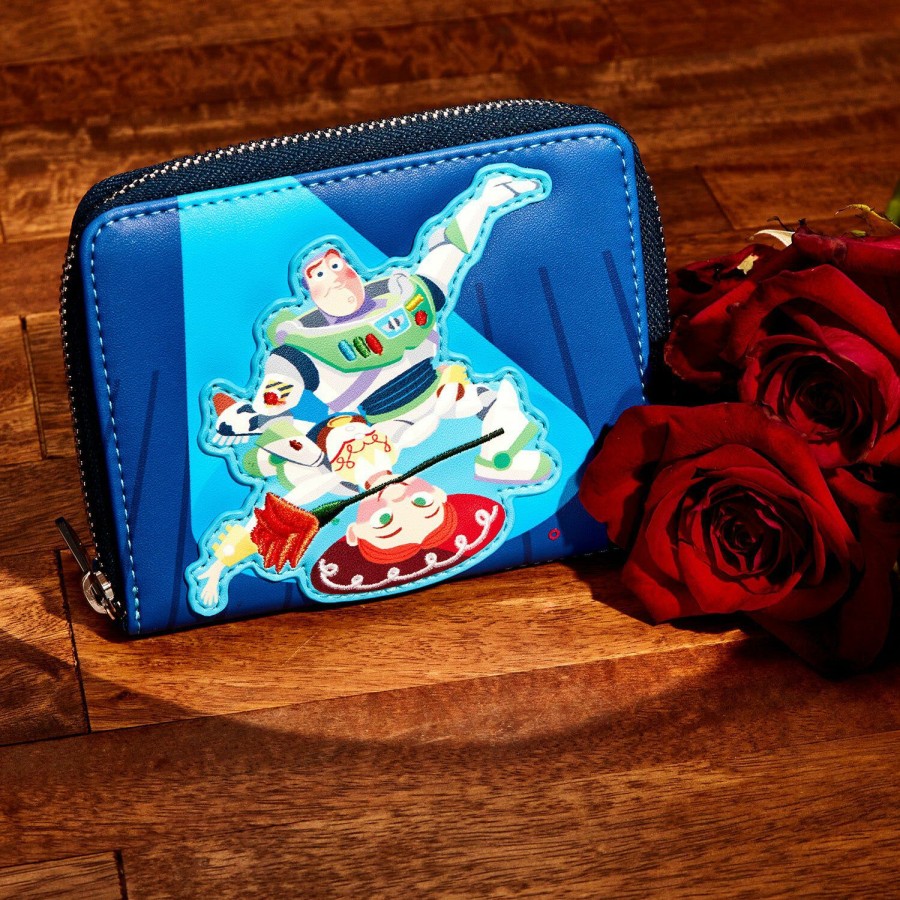 Handbags & Wallets * | Toy Story Jessie And Buzz Lightyear Zip Around Wallet Loungefly Hot Sale