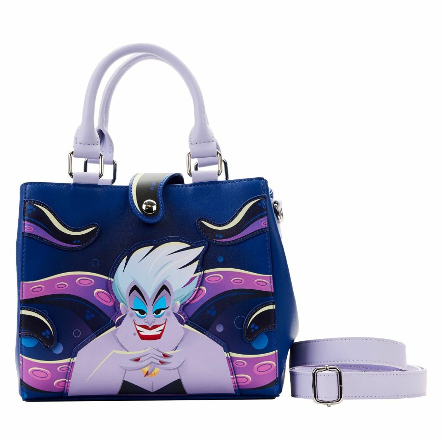 Handbags & Wallets * | The Little Mermaid Ursula Plotting Glow Crossbody Bag Loungefly Outlet Sale