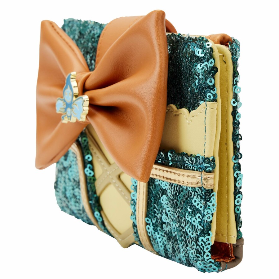 Handbags & Wallets * | Exclusive Princess Merida Sequin Flap Wallet Loungefly Cheaper