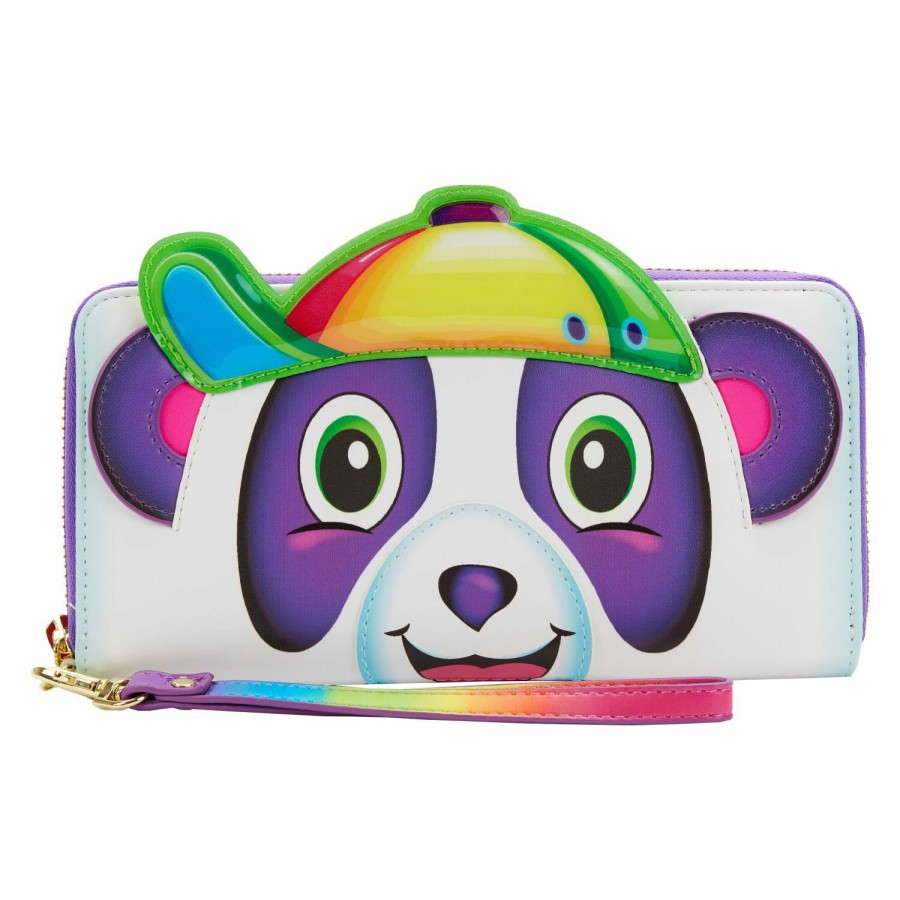 Handbags & Wallets * | Exclusive Lisa Frank Panda Painter Cosplay Wallet Loungefly Fashionable