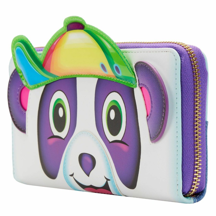 Handbags & Wallets * | Exclusive Lisa Frank Panda Painter Cosplay Wallet Loungefly Fashionable