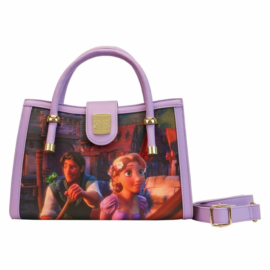 Handbags & Wallets * | Rapunzel Princess Scene Crossbody Bag Loungefly Classical