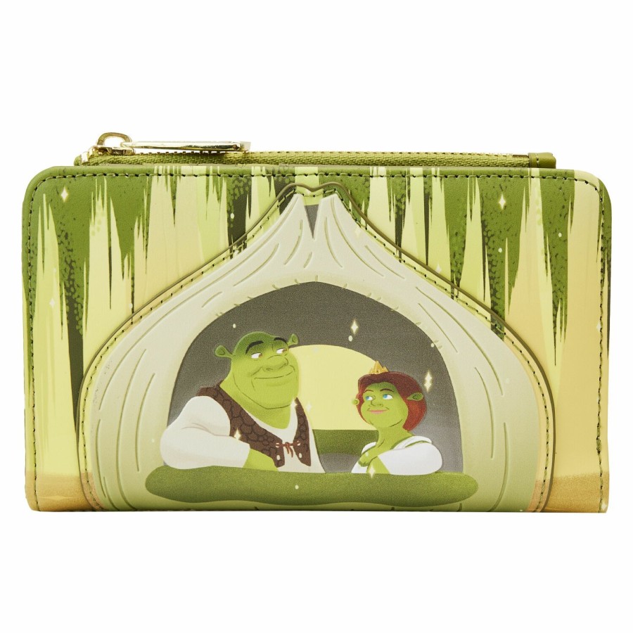 Handbags & Wallets * | Shrek Happily Ever After Flap Wallet Loungefly Outlet